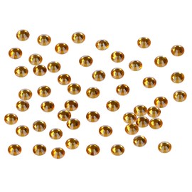 2880PCS Art Nail Rhinestones Non Hotfix Glue Fix Round Crystals Glass Flatback for DIY Jewelry Making with one Picking Pen (ss3 2880pcs, Topaz)