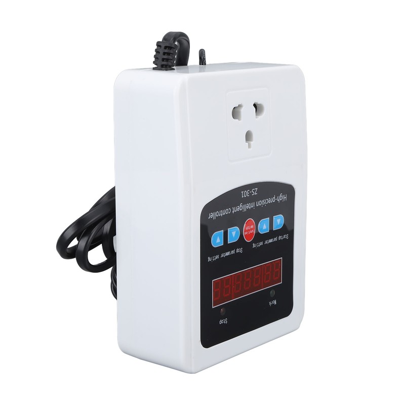 1500W Digital Humidity Controller LCD Display Humidistat Plastic Timing Air