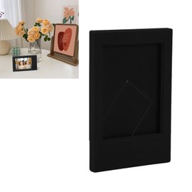PUSOKEI 9 x 6 cm Photo Frame, Rectangular Desktop Photo Frame Made of Plastic, Wall Decoration, Picture Frame for Instax Mini 3 Inch Photos, for Instax Mini8, 9, 7S, 25, 70, 90 (Dark)