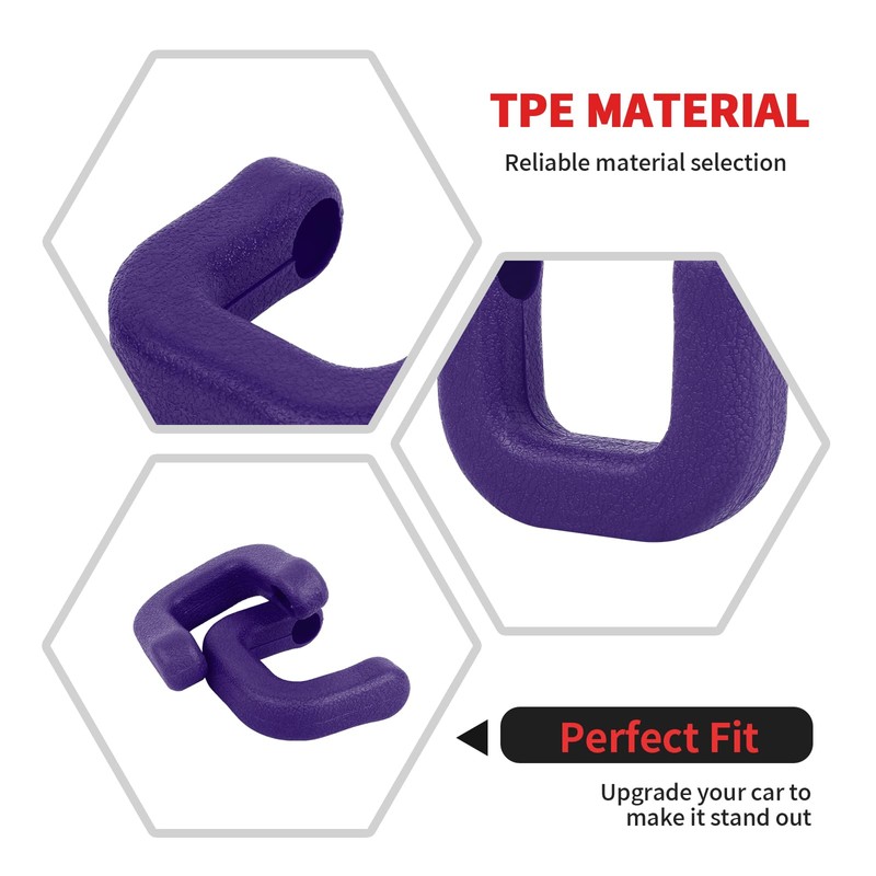 RT-TCZ Tow Hook Covers Bumper Tow Hook Covers Rubber Protector