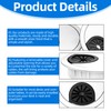 4 Pack 60mm Desk Grommet Kit,Desk Cable Grommet for Management