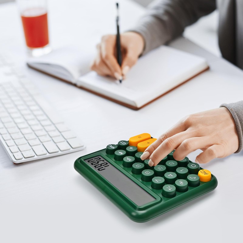 Valtiner 12 Digit Calculators Desktop, Basic Calculator Large LCD Display,