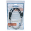Manhattan 307116 - DisplayPort cables (DisplayPort, DisplayPort, Male/Male, Nickel, Black)