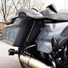 Saddlebag Guard Rear Saddlebag Crash Bars with 4 PCS Black