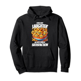 Happy Cereal Lovers Like Hearty Cornflakes Breakfast Pullover Hoodie