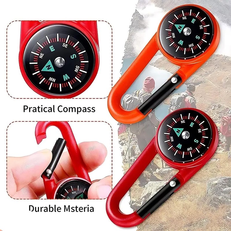 MenYiYDS 9 Pcs Mini Plastic Mountaineering Tuck Guide Pack Small