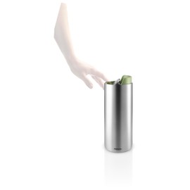 Eva Solo | Urban To Go Cup 0.35 l | Double-Walled Thermo Cup with Vacuum Insulation | Dishwasher-safe Cup with Practical Easy Grab Strap & Click Lid | Pistachio