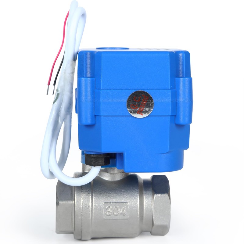 Motorized Ball Valve 1", Standard Port, Stainless Steel Ball Valve,