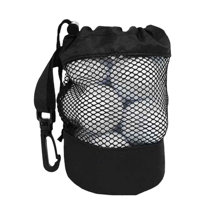 Golf Bag, Black, Abrasion Resistant, Portable, Washable, Reinforced Bottom, One