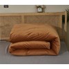 Pureant Pumpkin Comforter Set Queen Burnt Orange Velvet Bedding Comforters