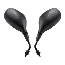 Mokuo GY6 scooter Rearview Mirrors 8mm Fit for Sunl TaoTao Znen Lance Peace JCL Roketa Jonway Bashan 50cc 70cc 110cc 125cc 150cc ATM50 CY50A Chinese Moped Elliptical mirror surface