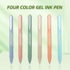 UPENOTE Multicolor Gel Ink Pen,4-In-1 Retractable Ballpoint pens 0.5mm fine