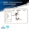 tecuro Connection intermediate piece for sink siphons - height compensation