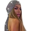 Wide Mesh Headbands Glitter Rhinestone Hairbands Elastic Crystals Turban Head