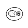 MEFONKOU Ozone/Salt Shaft Seal & O-Ring Rebuild Kit for AquaFlo,