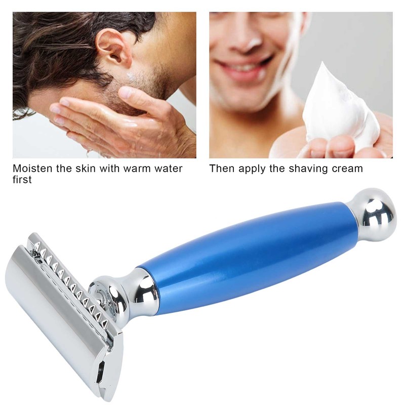 Men Razor Manual Safety Shaving Knife Hair Remover Tool for