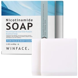 2 Bar Niacinamide soap, strong goat milk aroma, exfoliating soap, facial cleansing, hand washing, bath soap, Goat milk extract, Travel Essentials Day Gift, Silk Milk Soap-2.82 oz 2 Count