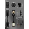goldenwarm Front Door Handle and Deadbolt Set, Black Front Door
