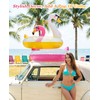 HeySplash Pool Floats, Pool Floaties Inflatable Pool Tubes Rafts for