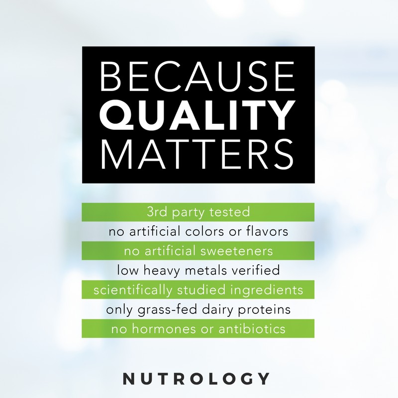 Nutrology Grass Fed - Non GMO - Cold Pressed Whey