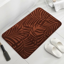 LY4U Memory Foam Bath Mat Non-slip, Soft and Comfortable Bathroom Mat, Machine Washable Super Absorbent Bath Mats, 50x80 cm