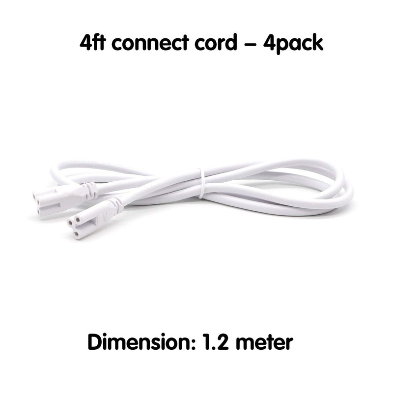 4FT 1.2 Meter T5 T8 LED Tube Light Fixture -Linkable
