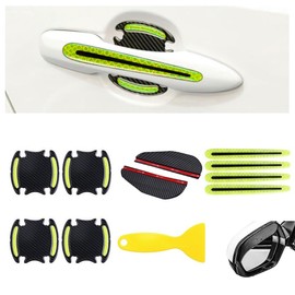 Car Door Handles Sticker 11-Piece Car Protective Covers Part Set Car Door Handle Protective Film Car Door Handle Protective Film Car Door Handle Protective Film Protection Sticker for Car Door Handles