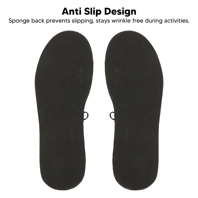 1Pair Heated Insoles Electric Insoles 4.5V Battery Powered Soft Carbon