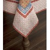 Maison d' Hermine - Mantel decorativo rectangular de 100 %