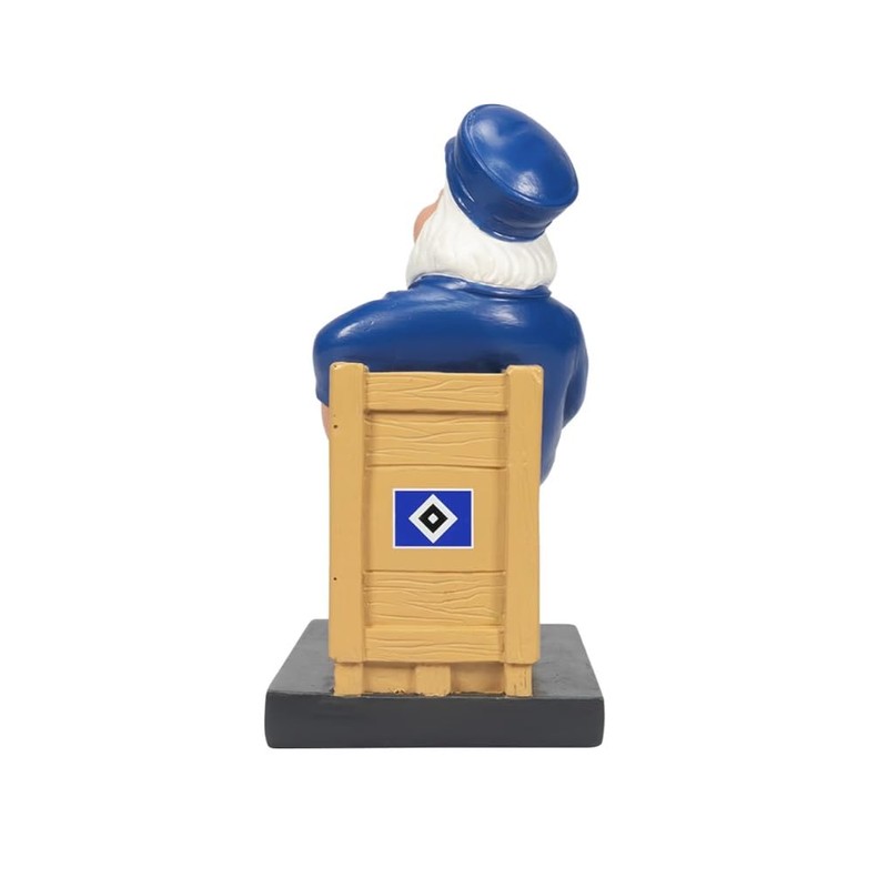 HSV Hamburger SV Garden Gnome Wooden Box Approx. 7.4 x