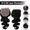 Filelf 5x5 Skinlike Real Hd Lace Closure,Ultra Thin Real Hd