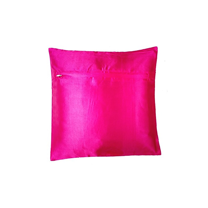 Rastogi Handicrafts Sofa Throw Pillow Zari Brocade Pretty Accent Home