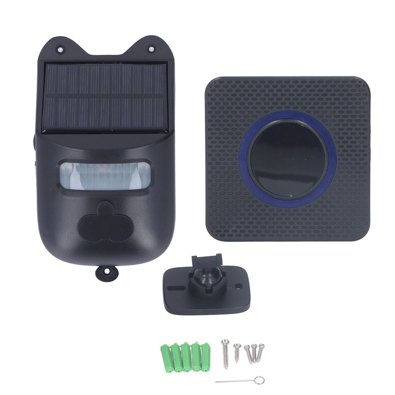 Solar Doorbell Infrared Wireless Motion Sensor Alarm Door Bell for
