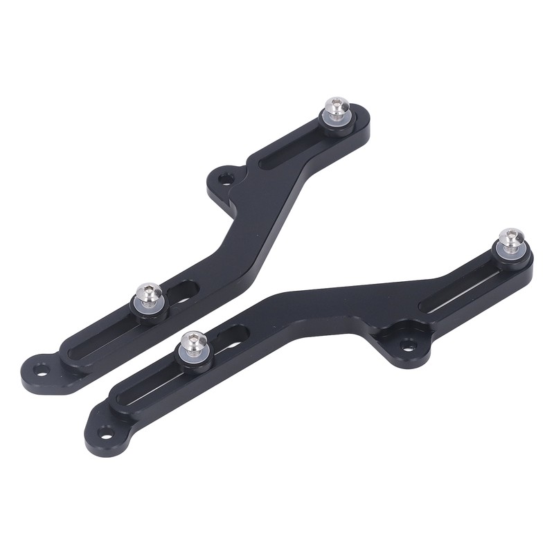 1 Pair Black Motorcycle Windscreen Adjuster Aluminium Windshield Bracket Replacement