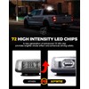 Xprite Upgraded 12" 72LED Rooftop Mini Strobe Lights, Emergency Safety