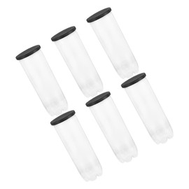 Totority 6pcs Tennis Ball Storage Tube with Black Lid Display Case for Organizing Tennis Balls for Sports Activities