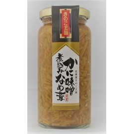 Mushroom Kingdom Simmered Nametake Mushrooms with Crab and Miso, 5.6 oz (160 g) Bottle