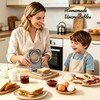 BANIC Upgraded Uncrustable Sandwich Cutter, Crustless Sandwich Cutter and Sealer