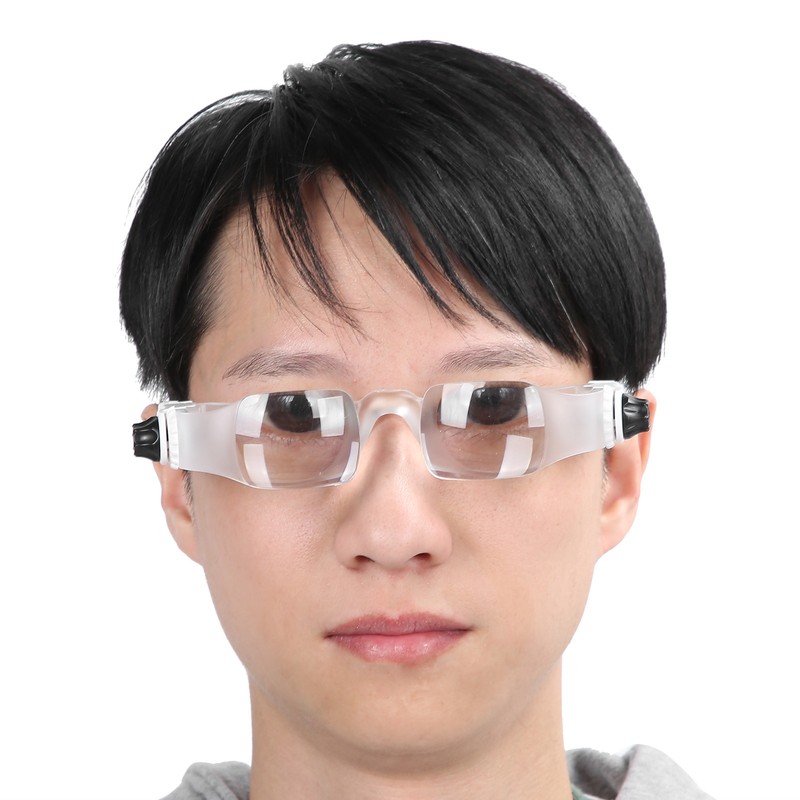 Head Mount Magnifying Glasses Folding Magnifier for Mobile Phone Reading