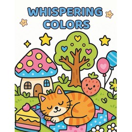 Whispering Colors: 50 Peaceful Pages to Color Cute Creatures & Magical Places