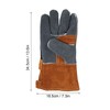 1 Pair Heat Resistant Gloves Separate Fingers Hot Proof Mitts