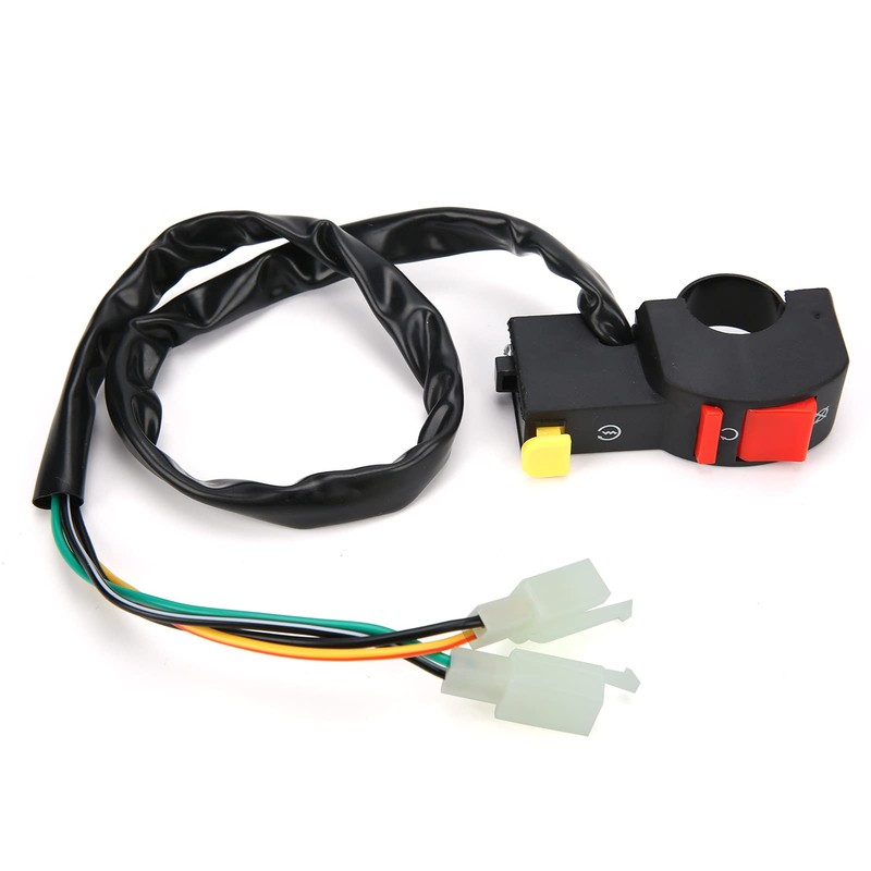 Aramox Motorcycle quad kill Switch Handlebar Mount, Handlebars Starter Switch