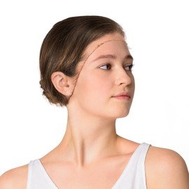 EZGOODZ Disposable Nylon Hair Nets 22" in Bulk. Pack of 1440 Light Brown Invisible 1/4" Aperture Hairnets with Elastic Band. Stretchable Head Covers for Cooking, Food Service. Lightweight, Breathable.