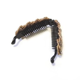 Meilliwish Elegant Women's Hair Clip Ponytail Holder (H36) (Brown)