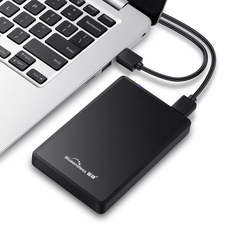 Blueendless Ultra Slim Portable External Hard Drive USB3.0 2.5" HDD