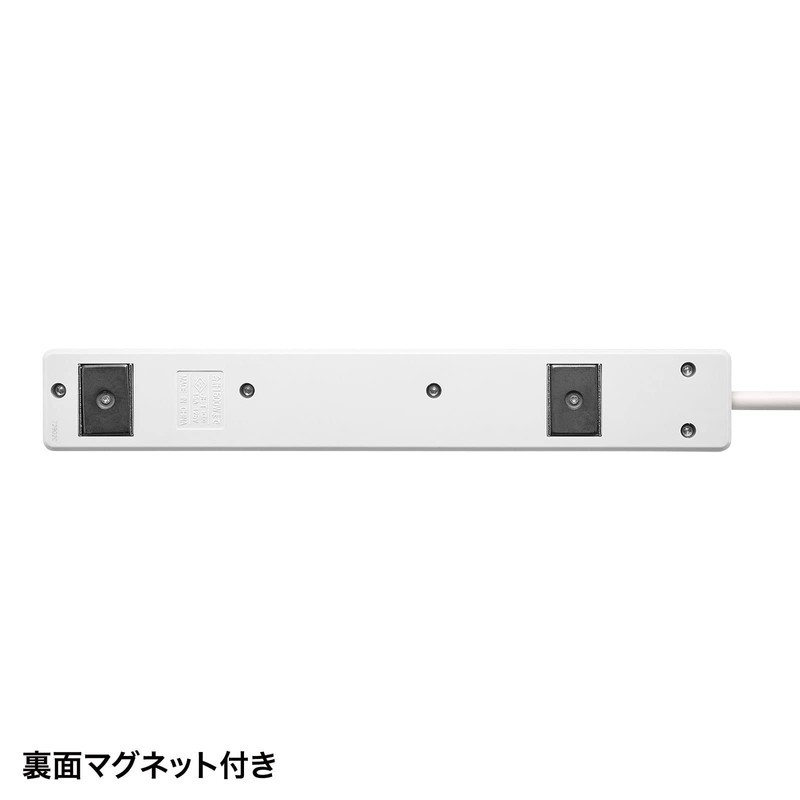 Sanwa Supply TAP-SH3625MG3P Shutter Tap (3P, 6, 8.2 ft (2.5