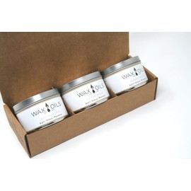 Scented Candles - Sandalwood (Pack of 3) Soy Aromatherapy Candles, 8oz