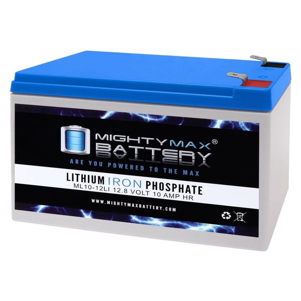 Mighty Max Battery 12V 10AH Lithium Replacement Battery for Long