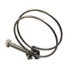 (6 Pieces) 40-45mm Double Wire Hose Clamp Pipe Tube Clamps