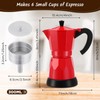 Lemosae Coffee Pot 6 Cup Electric Espresso Coffee Maker Italian